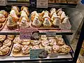 Japanese cream puffs at a Fujiya store in Tokyo