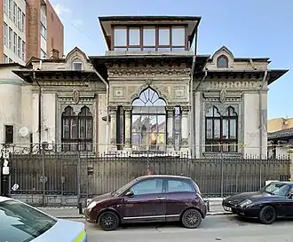 Gheorghe Ionescu-Gion House (Strada Logofătul Udriște no. 11), Bucharest, Romania, by Ion N. Socolescu, 1889[58]