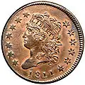 Classic Head cent, 1811