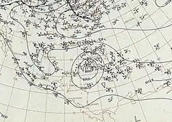 The storm moves into western Cuba, where it would later emerge into the Gulf of Mexico on September 5.