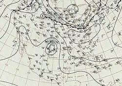 The hurricane moves inland away from the Texas coast after landfall on September 9.