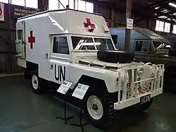 1963 Series IIA ambulance, United Nations.