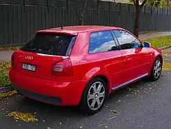 Audi S3 rear view (8L; pre-facelift)