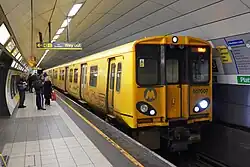 Merseyrail train in Liverpool