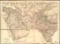 Map of western, southern, and central Asia in 1885[90]