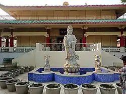 A Budhhist sculpture from the Chinese Temple complex in Bodh Gayā