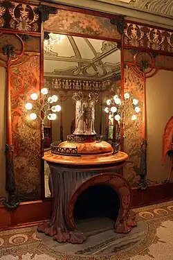 French Art Nouveau&nbsp;– Bijouterie Fouquet, Musée Carnavalet, Paris, by Alphonse Mucha, c. 1900[63]