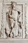 Mercurius by Artus Quellinus the Elder, mid 17th century.
