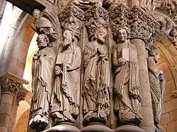 Pórtico da Gloria, Cathedral of Santiago de Compostela, Galicia, Spain, c. 12th–13th centuries