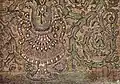 Interior: drum mosaic, vessel with floral motif