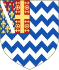 Arms of the Tocco family, the last rulers of the County