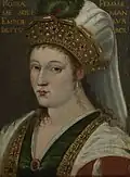 Portrait of Hürrem Sultan in the possession of the Royal Collection (c. 1600–70)