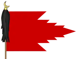 Banner type used by Timur during his campaigns, according to Pierre Lux-Wurm[107]
