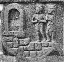 Devotee and grottoe