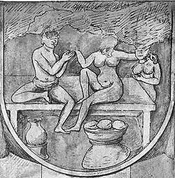 Amorous scene (drawing)