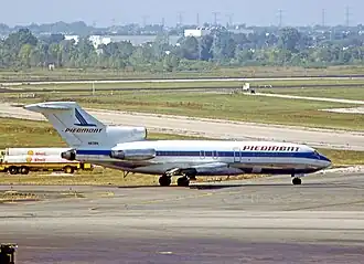 N467US, the 727 involved in the 1971 hijacking, in service with Piedmont Airlines as N838N in 1979