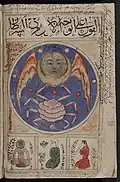 In the 14th c. Arabic manuscript, Book of Wonders