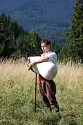 Bulgarian Kaba gaida player