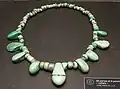 Callaïs jewellery from southwest Iberia, found at Carnac in northwest France. c. 4500 BC
