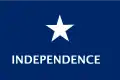 Captain William Scott's Liberals carried this flag in the Battle of Concepcion on October 28, 1835