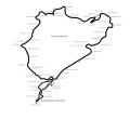 Comparison between Nordschleife and Grand Prix Strecke (1995–2001)