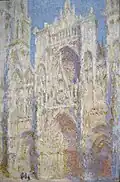 Claude Monet, Rouen Cathedral, West Facade, Sunlight, 1894
