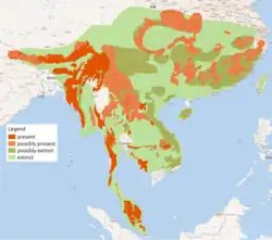 Map of range