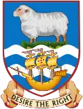 Official seal of Falkland Islands