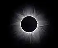 Totality from Mount Carbine, Queensland, 20:33 UTC