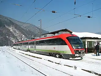 Desiro on the Sofia-Lakatnik line, 14 February 2012