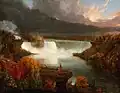 Distant View of Niagara Falls by Thomas Cole, 1830