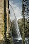 The canal being drained for inspection and maintenance (2009)