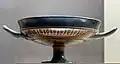 Droop cup by an unknown artist, c. 550/530 BC, from Greece, now in the Louvre, Paris
