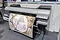 A Canon wide-format printer