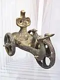 Cult chariot model from Dupljaja, Serbia, c. 1300 BC.[61]