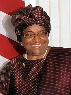 24th President of Liberia and Nobel Peace Prize laureate Ellen Johnson Sirleaf (MPA, 1971)[201]