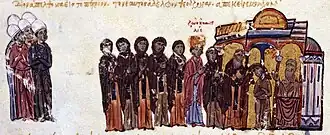 Empress Zoe tonsures Theodora after another failed conspiracy.
