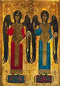 Archangels Michael and Gabriel, 12th century, Saint Catherine's Monastery