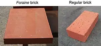 Medieval heir to the Roman brick in the Toulouse region, the "Foraine" brick has kept the same large and flat format.
