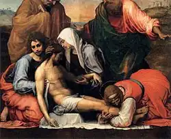 Fra Bartolomeo Lamentation. 158 × 199&nbsp;cm.