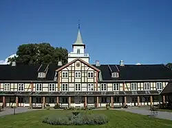 Frogner Manor in Oslo, timber-framed building 1750, extended 1790