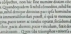 Type in a book by Jacques Dubois and printed in 1531 by Robert Estienne.