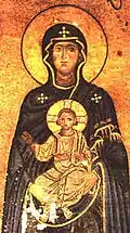 Mosaic (ca 1130), Gelati Monastery, Georgia (12th century)