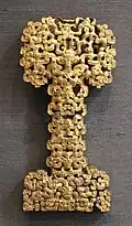 Gold sword hilt, Eastern Zhou, 6–5th century&nbsp;BC&nbsp;– British Museum