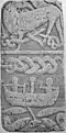 The Gosforth depiction, one of four stones depicting Thor's fishing trip