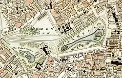 Green Park and St James's Park c. 1833