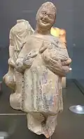 Fourth century BC votive figurine from the Phoenician sanctuary of Kharayeb