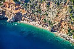 Hidden beach in southern Croatia