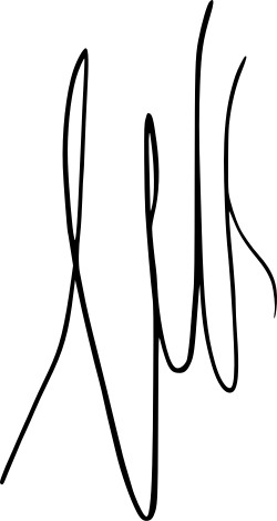 Mswati III's signature