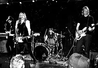Hole performing at Public Assembly, NYC, in April 2012